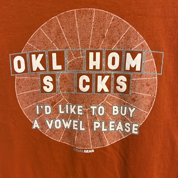 Texas Longhorn OU sucks tee - Picture 5 of 5
